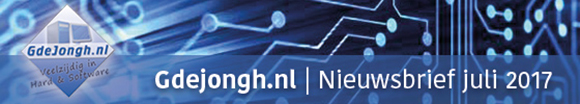 Nieuwsbrief GdeJongh.nl!