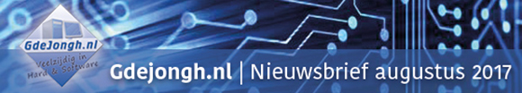 Nieuwsbrief GdeJongh.nl!