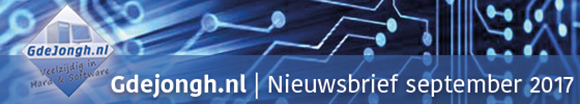 Nieuwsbrief GdeJongh.nl!