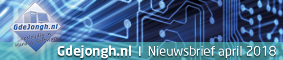 Nieuwsbrief GdeJongh.nl!