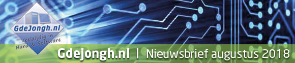 Nieuwsbrief GdeJongh.nl!